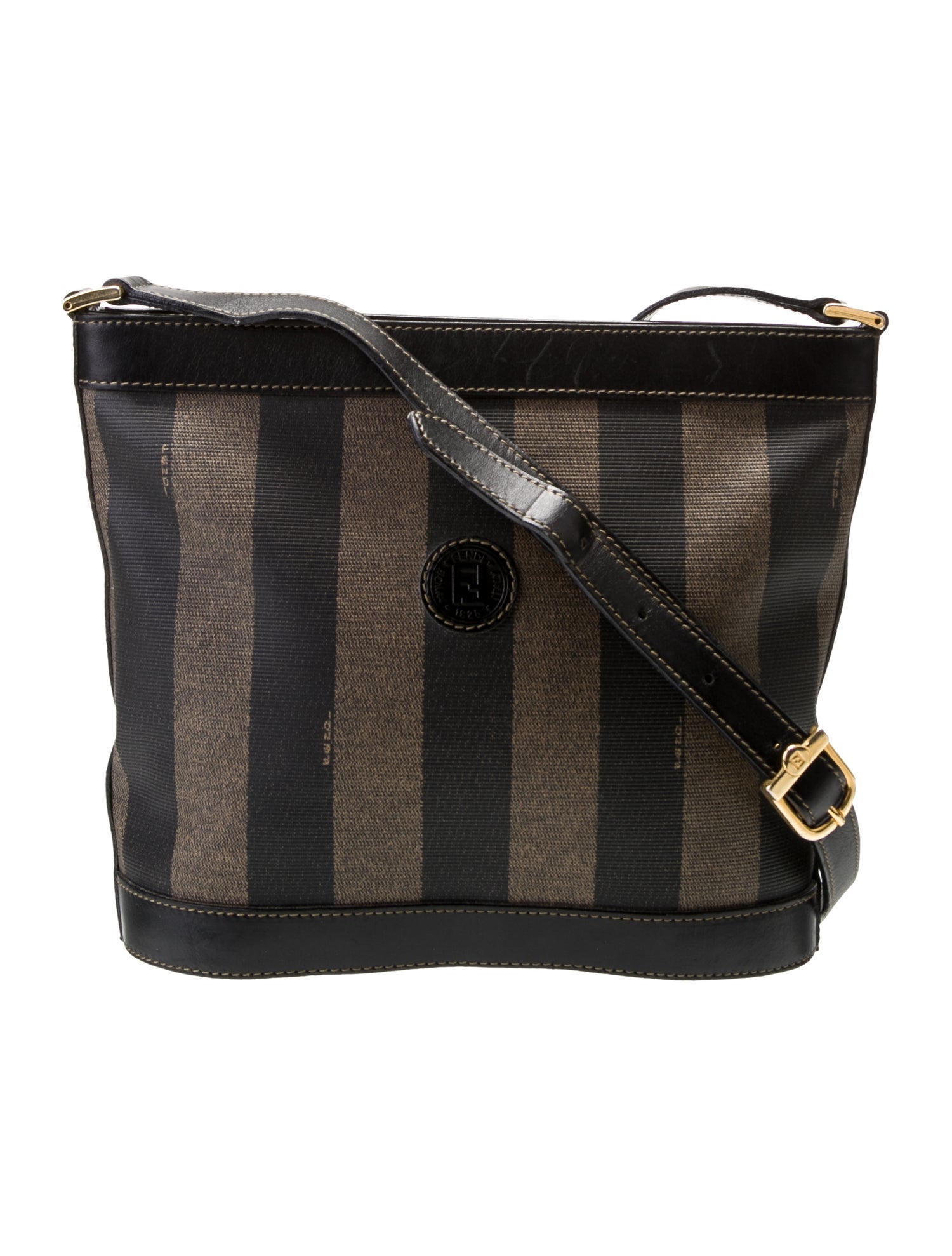 Fendi Pequin Messenger Bag