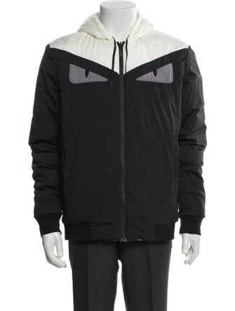 Fendi Monsters Motif Windbreaker