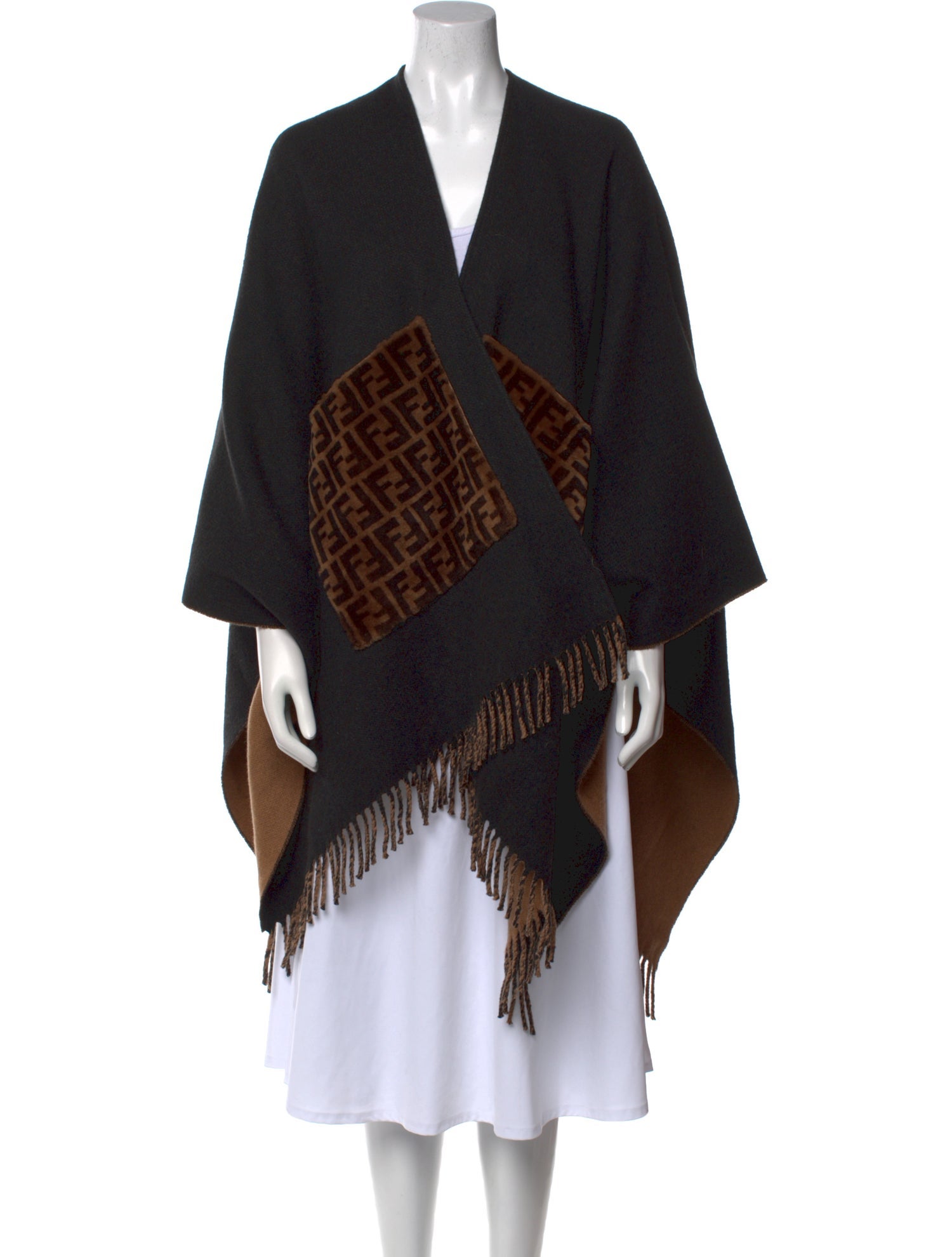 Fendi Wool Graphic Print Sweater