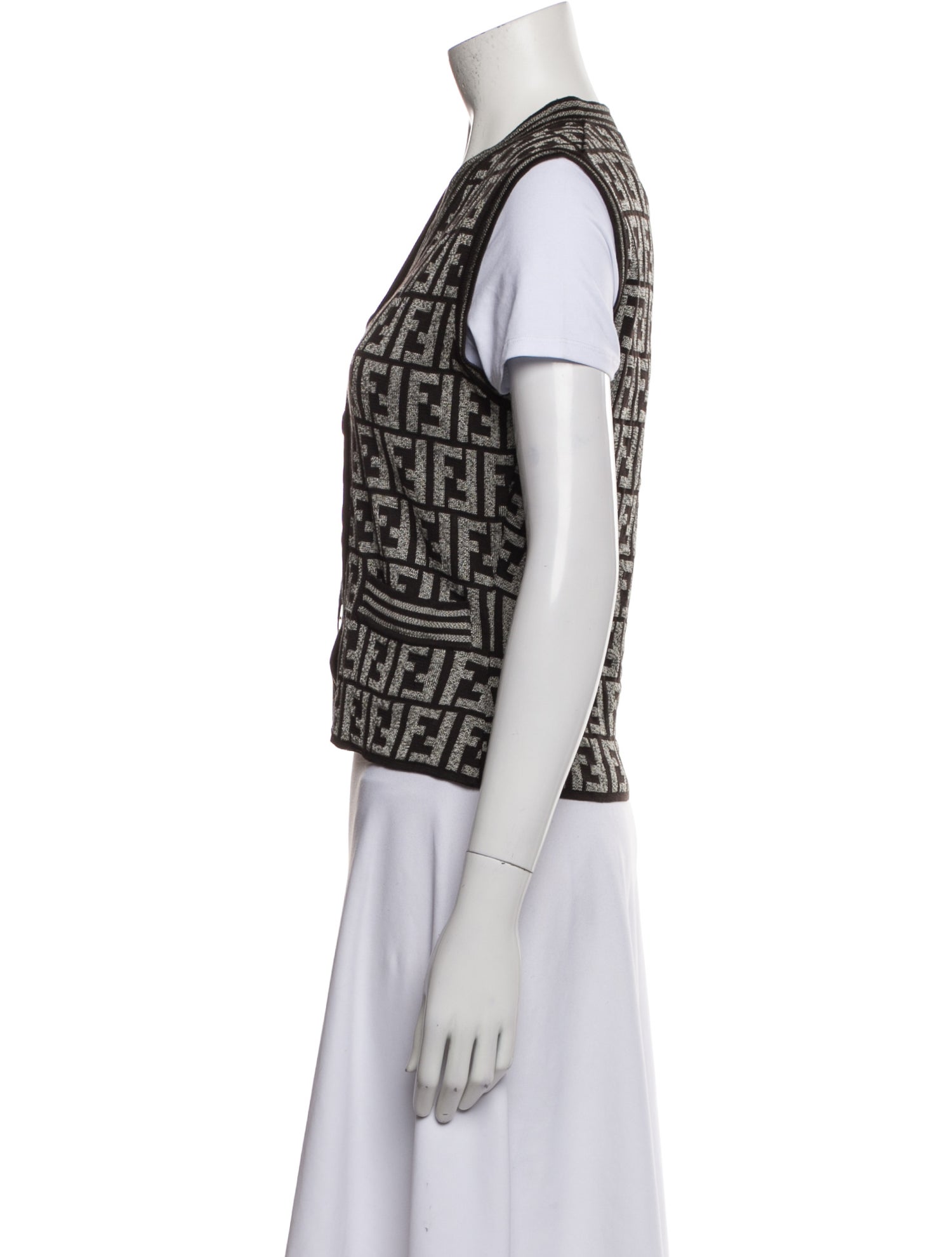 Fendi Vintage Printed Vest
