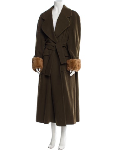 Fendi Coats Vintage 1980's Fur Coat M