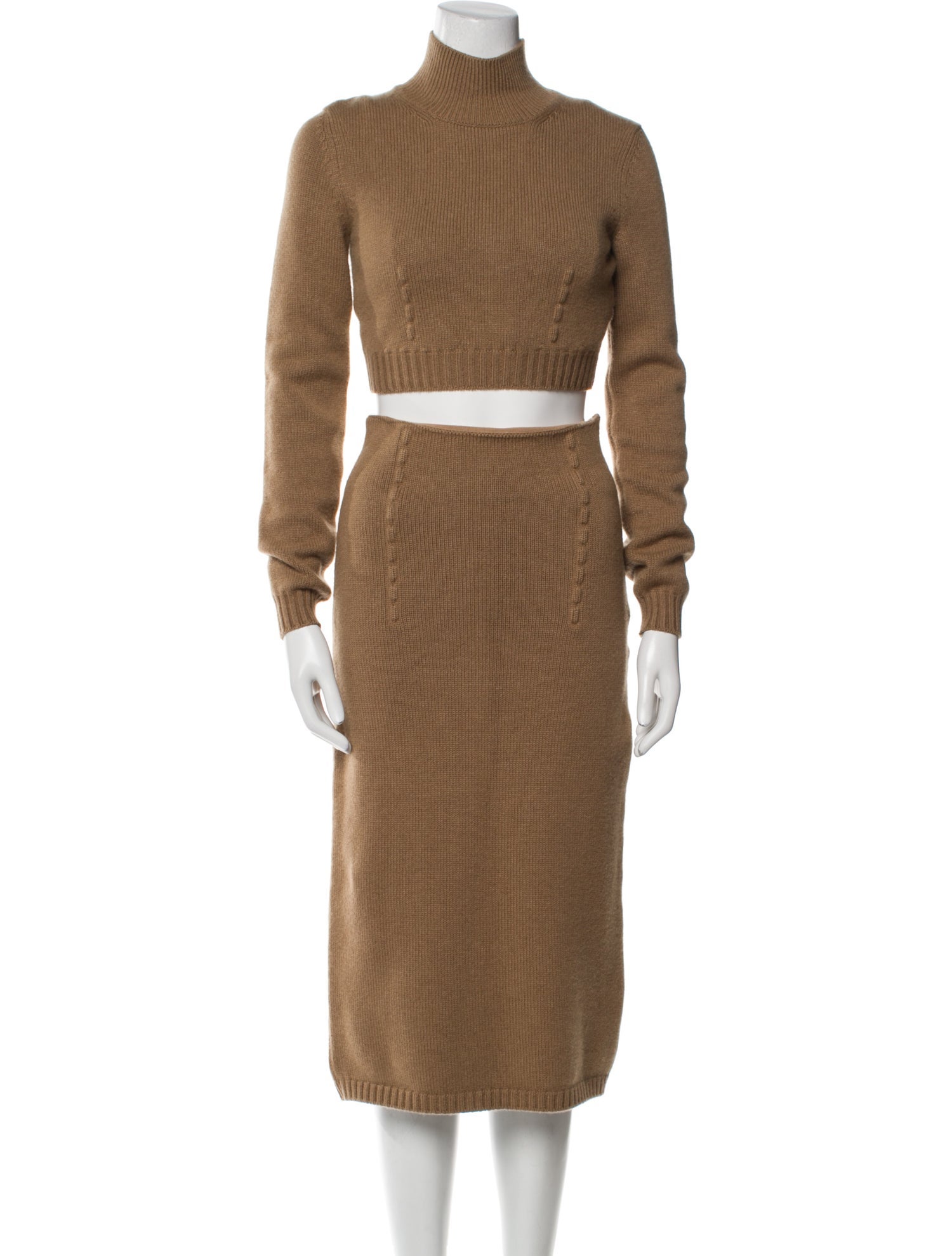 Fendi Cashmere Skirt Set