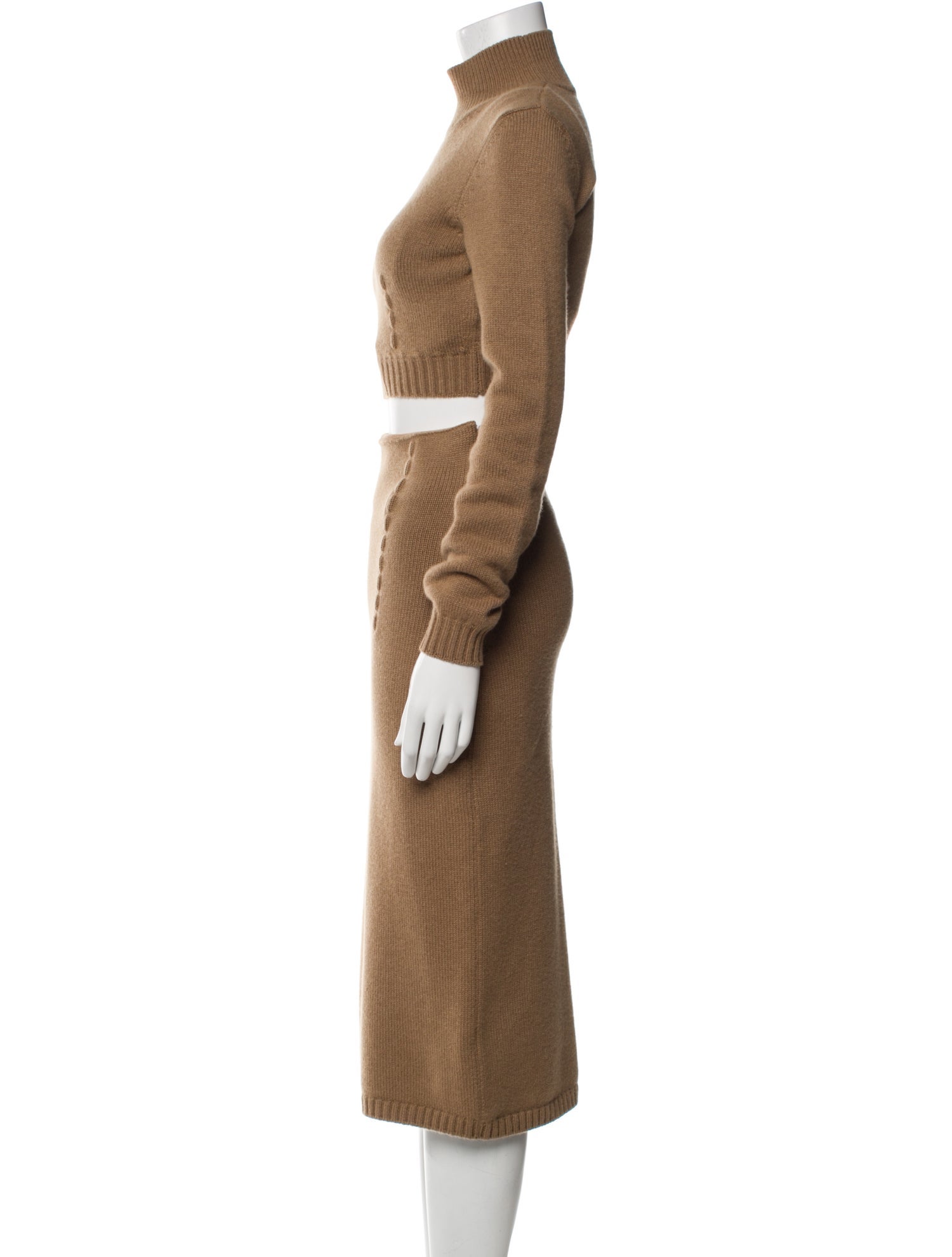 Fendi Cashmere Skirt Set
