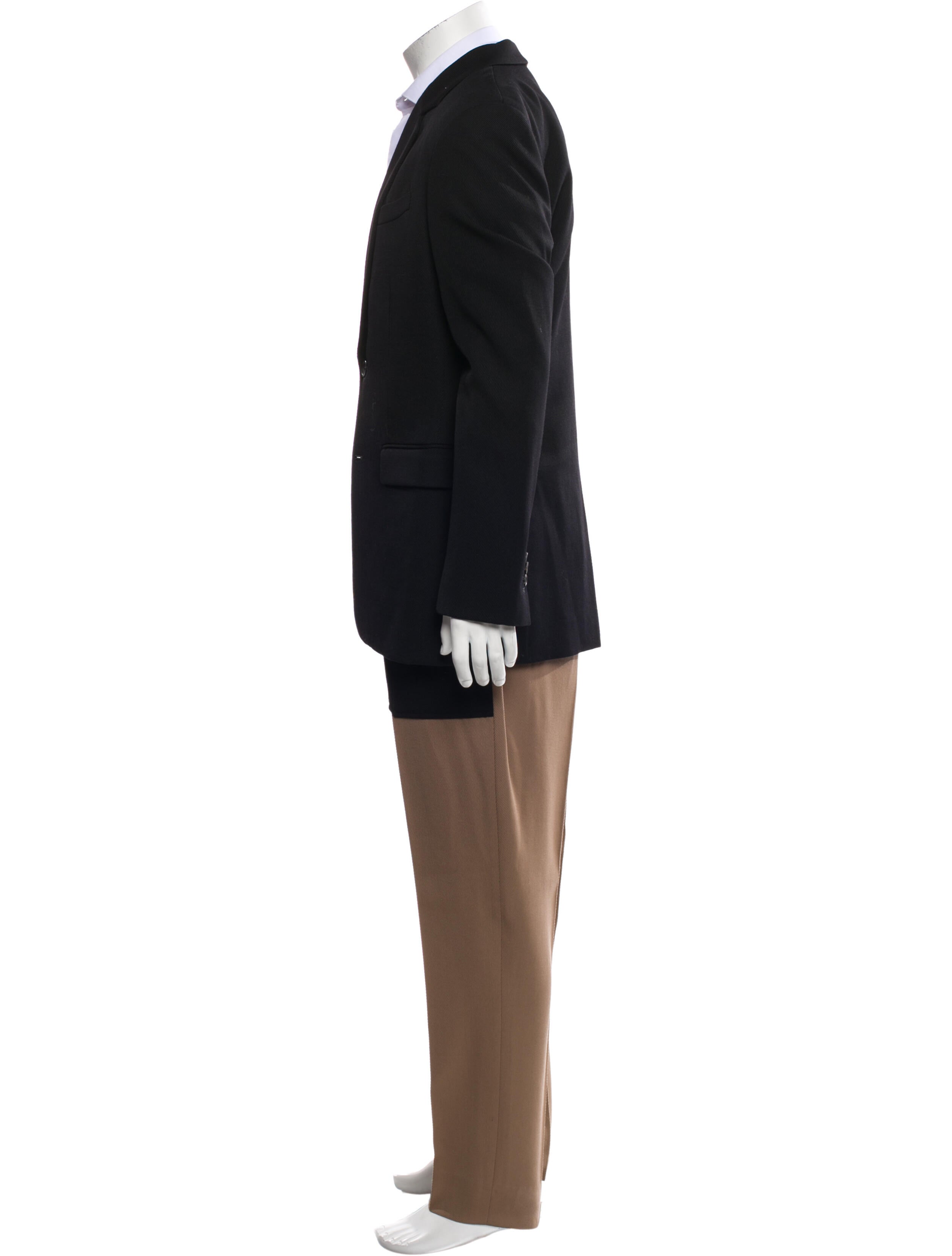Fendi Virgin Wool Colorblock Pattern Two-Piece Suit