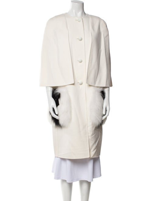 Fendi Virgin Wool Faux Fur Coat