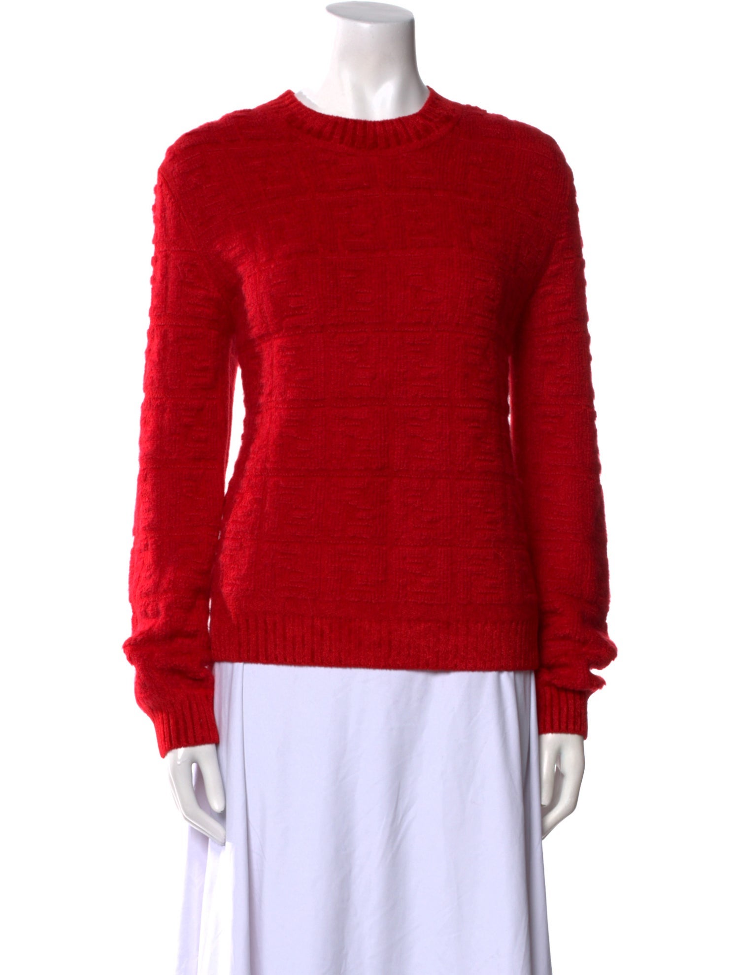 Fendi Nylon Crew Neck Sweater