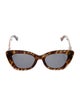 Fendi Zucca FF Logo Cat-Eye Sunglasses