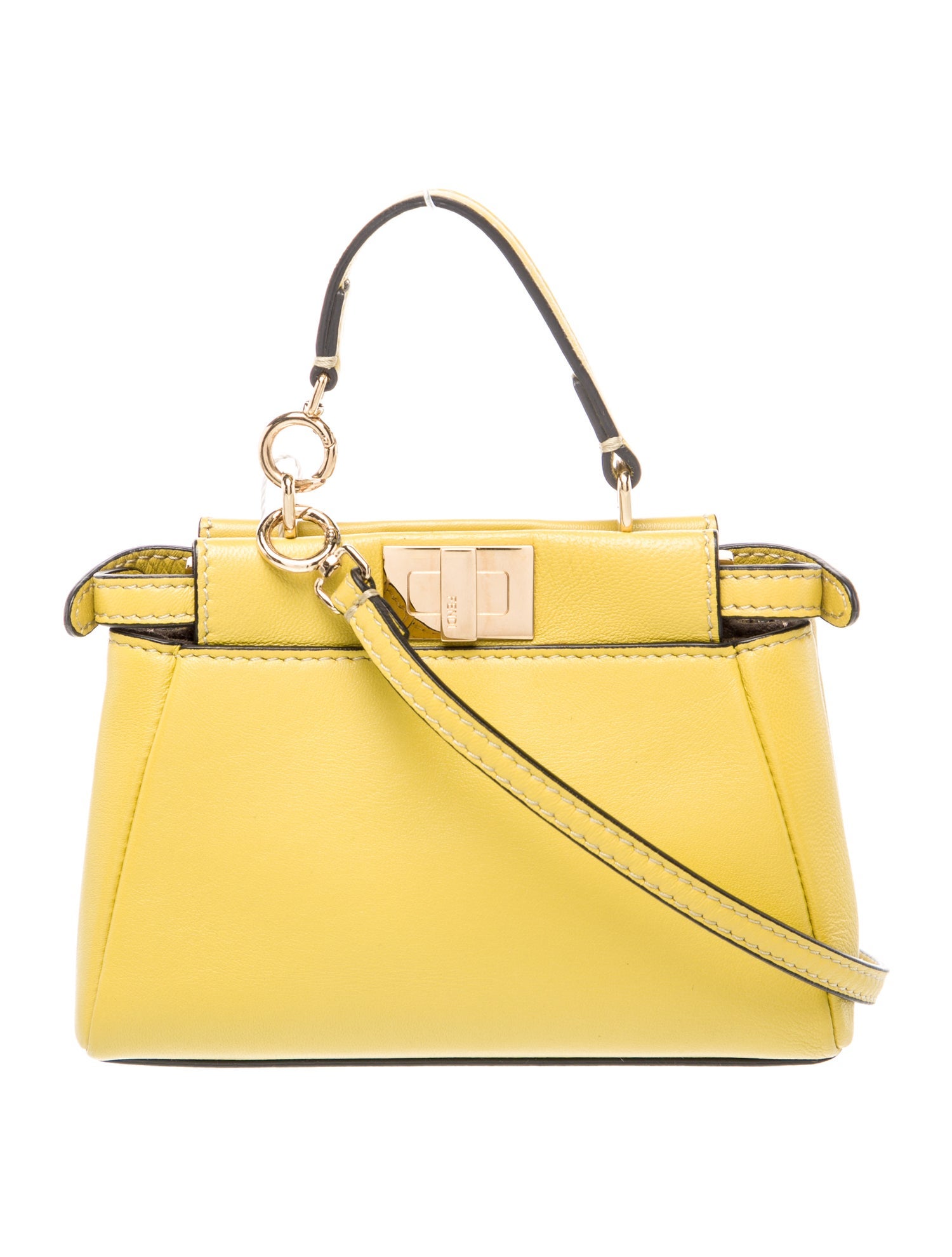 Fendi Leather Peekaboo Micro