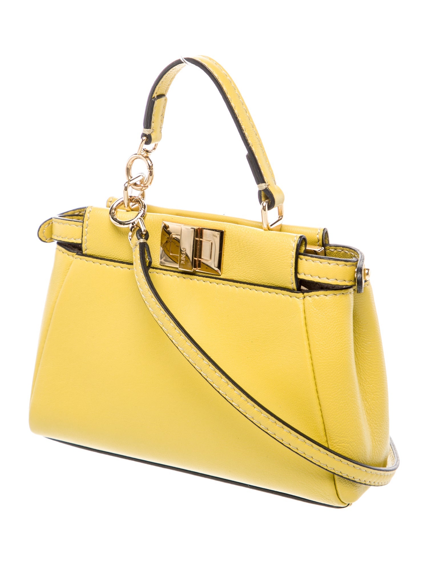 Fendi Leather Peekaboo Micro