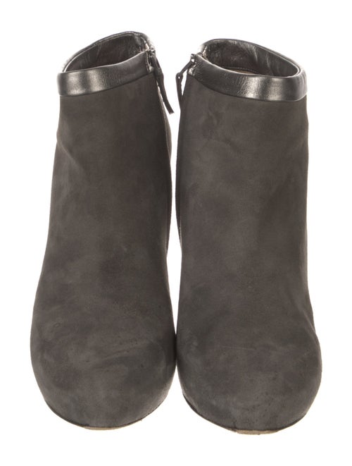 Fendi Suede Leather Trim Embellishment Boots