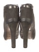 Fendi Suede Leather Trim Embellishment Boots