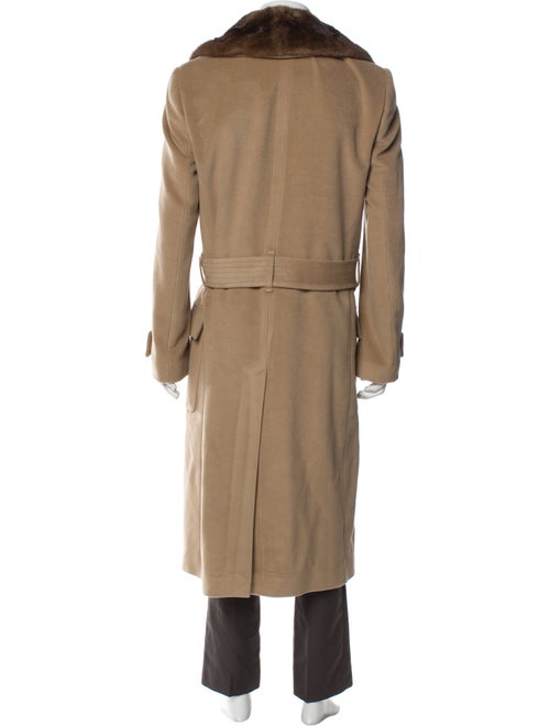 Fendi Zucca FF Logo Wool Trench Coat