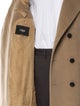 Fendi Zucca FF Logo Wool Trench Coat
