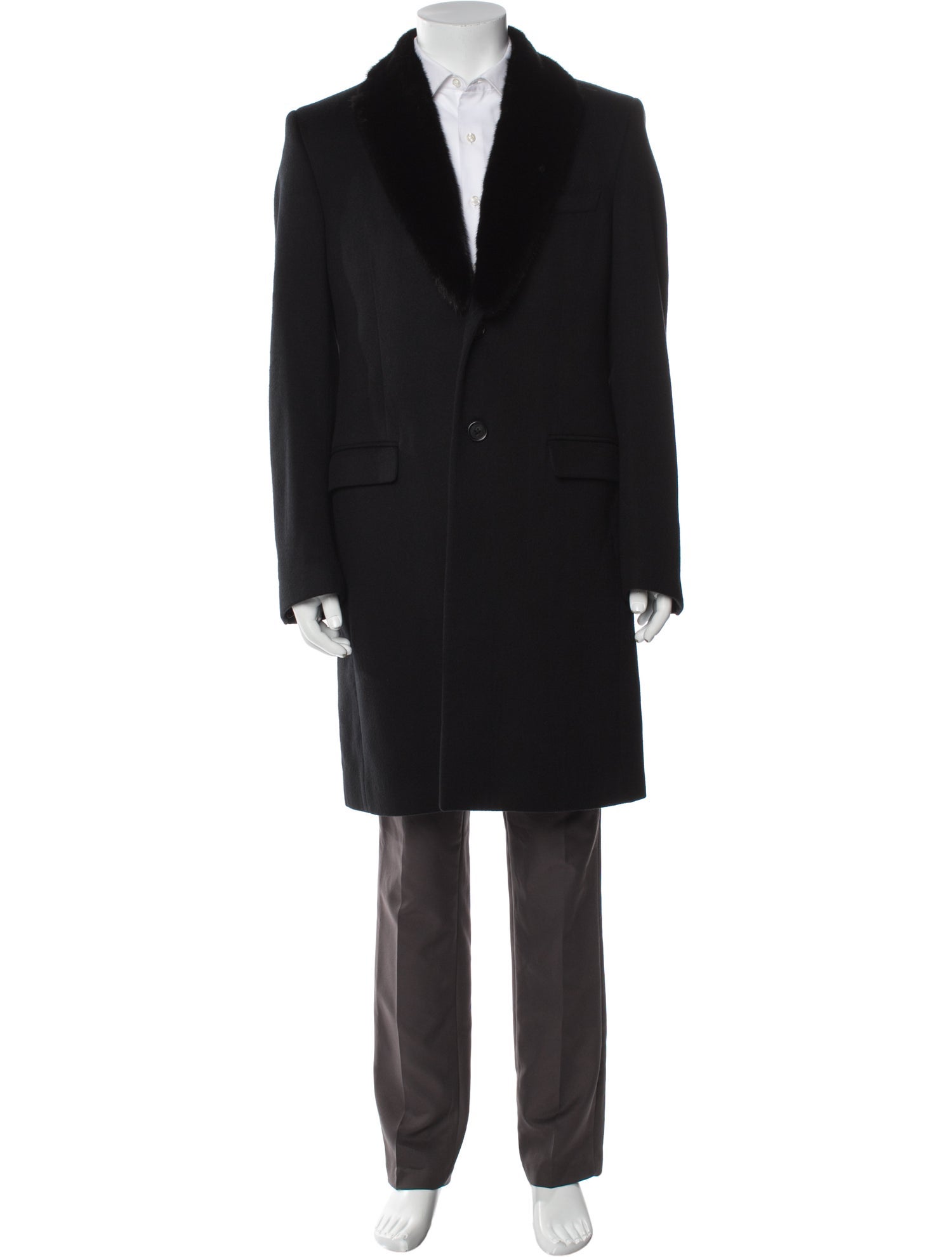 Fendi Virgin Wool Overcoat