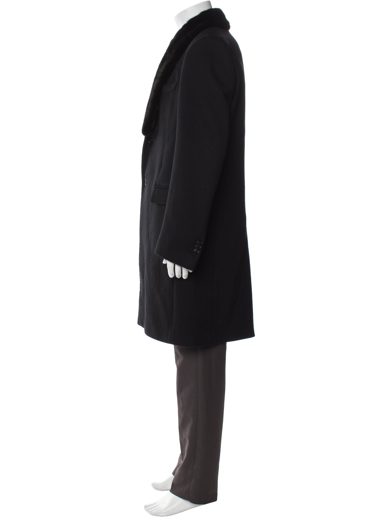Fendi Virgin Wool Overcoat