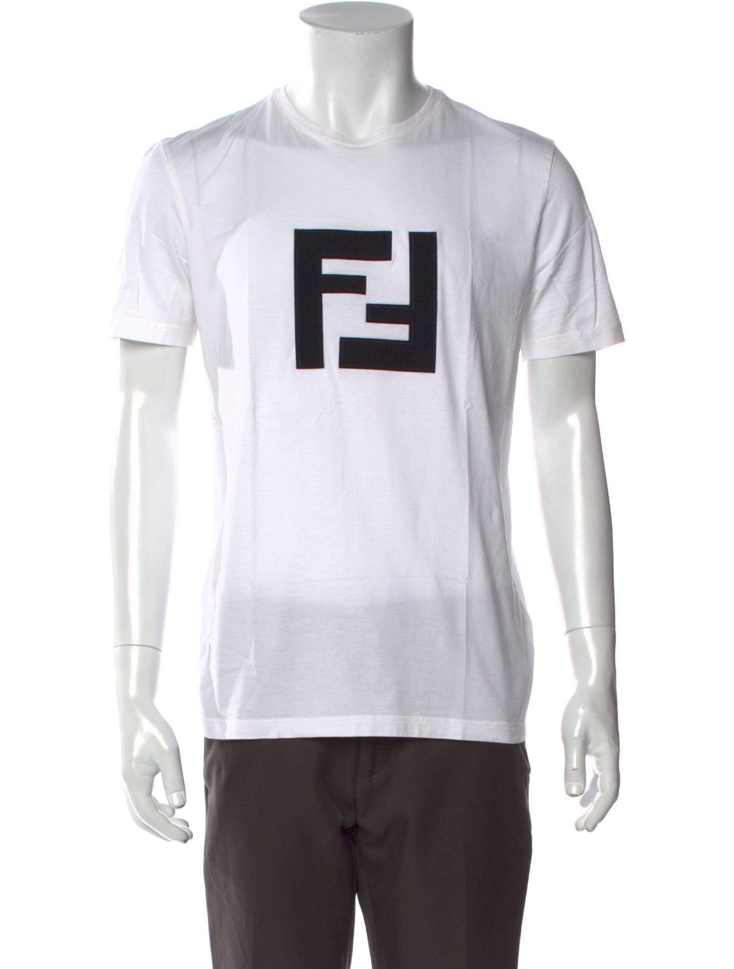 Fendi Zucca FF Logo Graphic Print T-Shirt
