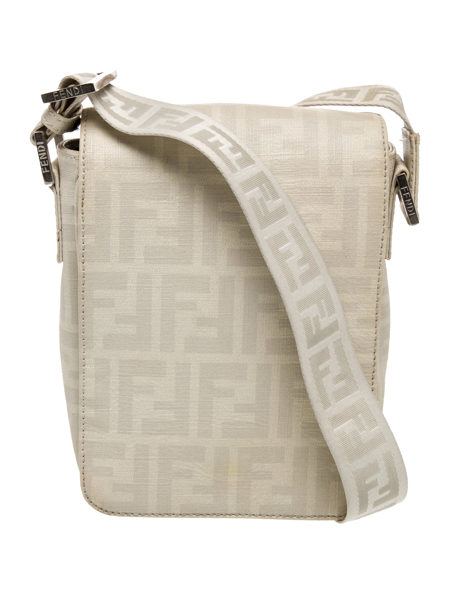 Fendi Zucca FF Crossbody Bag Vintage