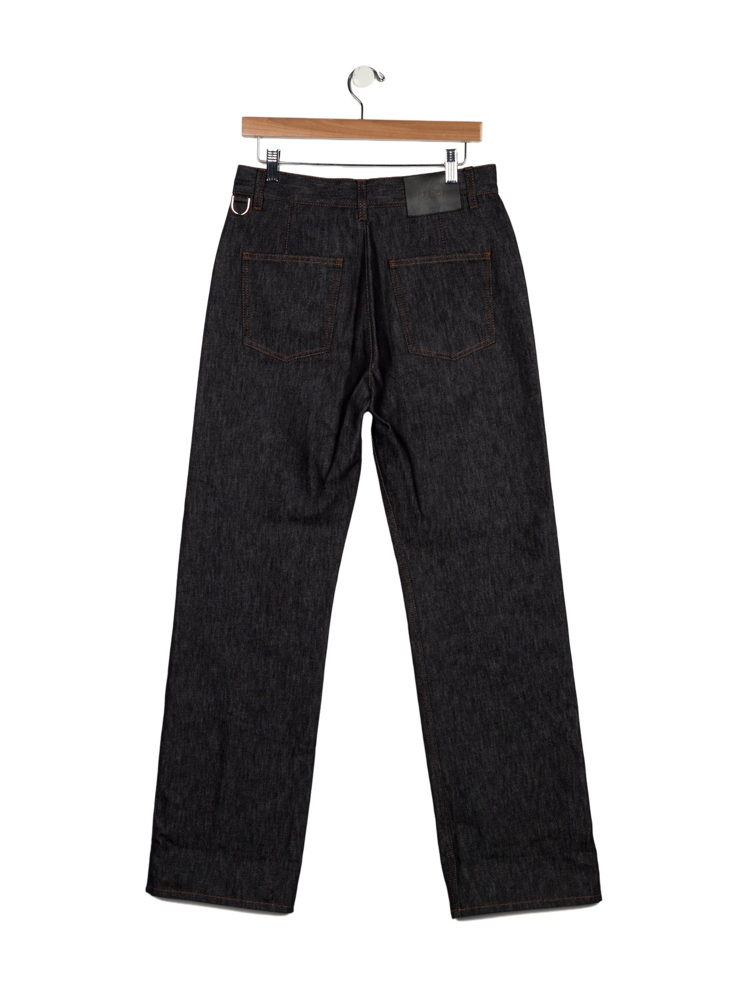 Fendi High-Rise Wide Leg Jeans