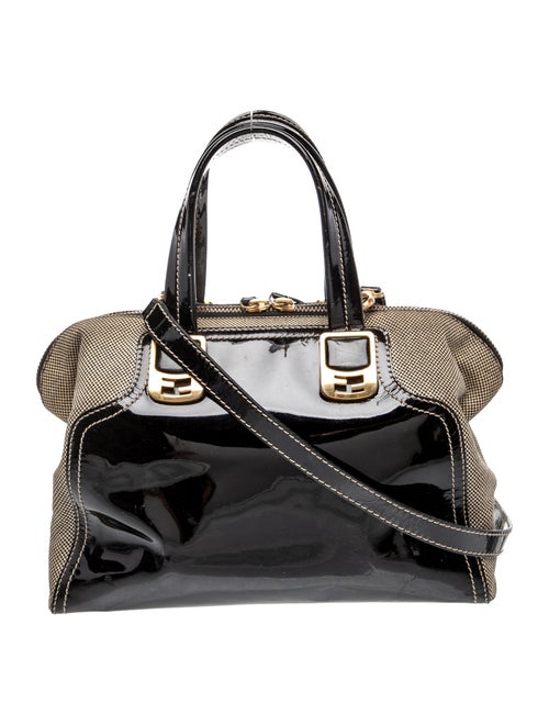 Fendi Zucca FF Top Handle Bag