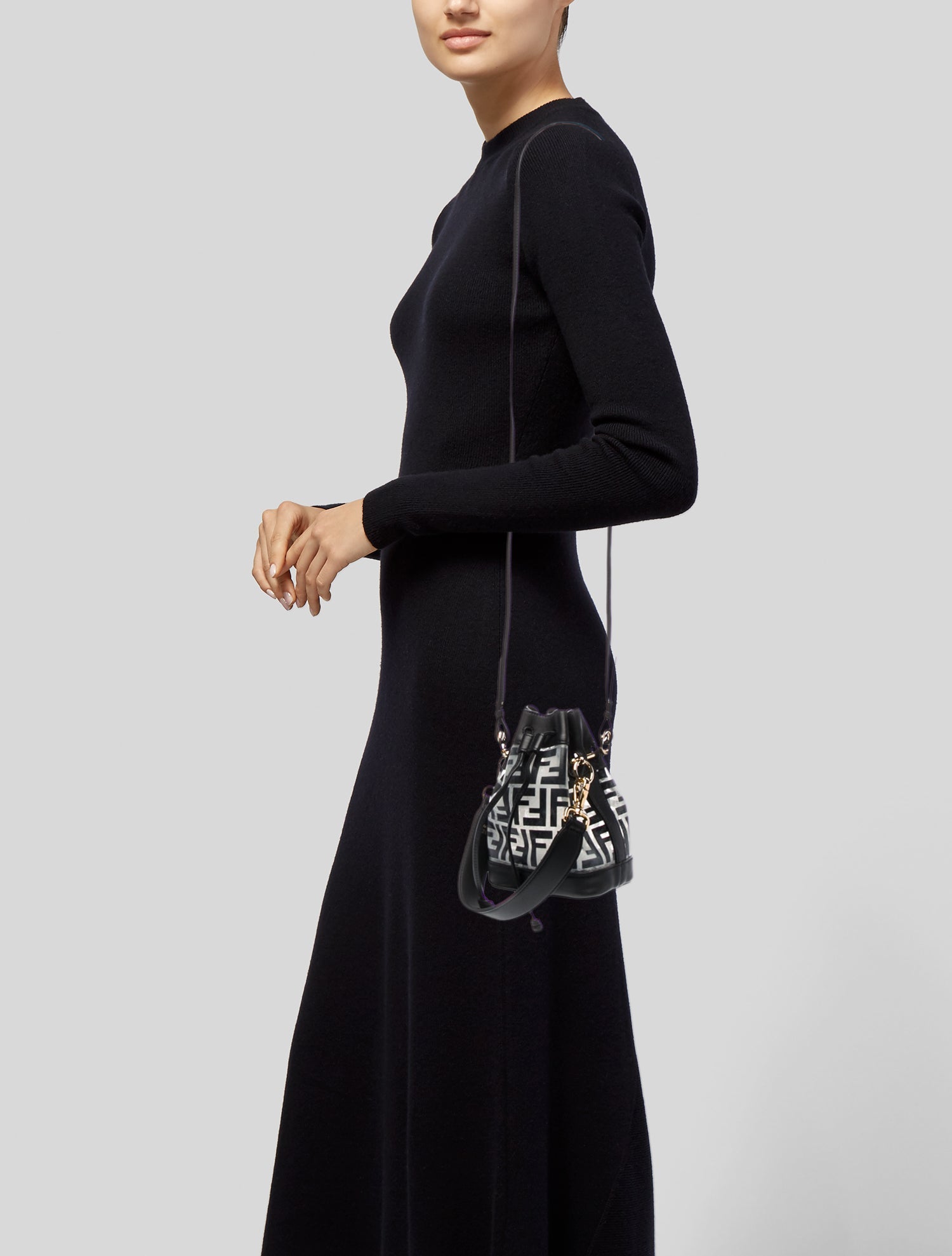 Fendi Zucca FF Bucket Bag Mini