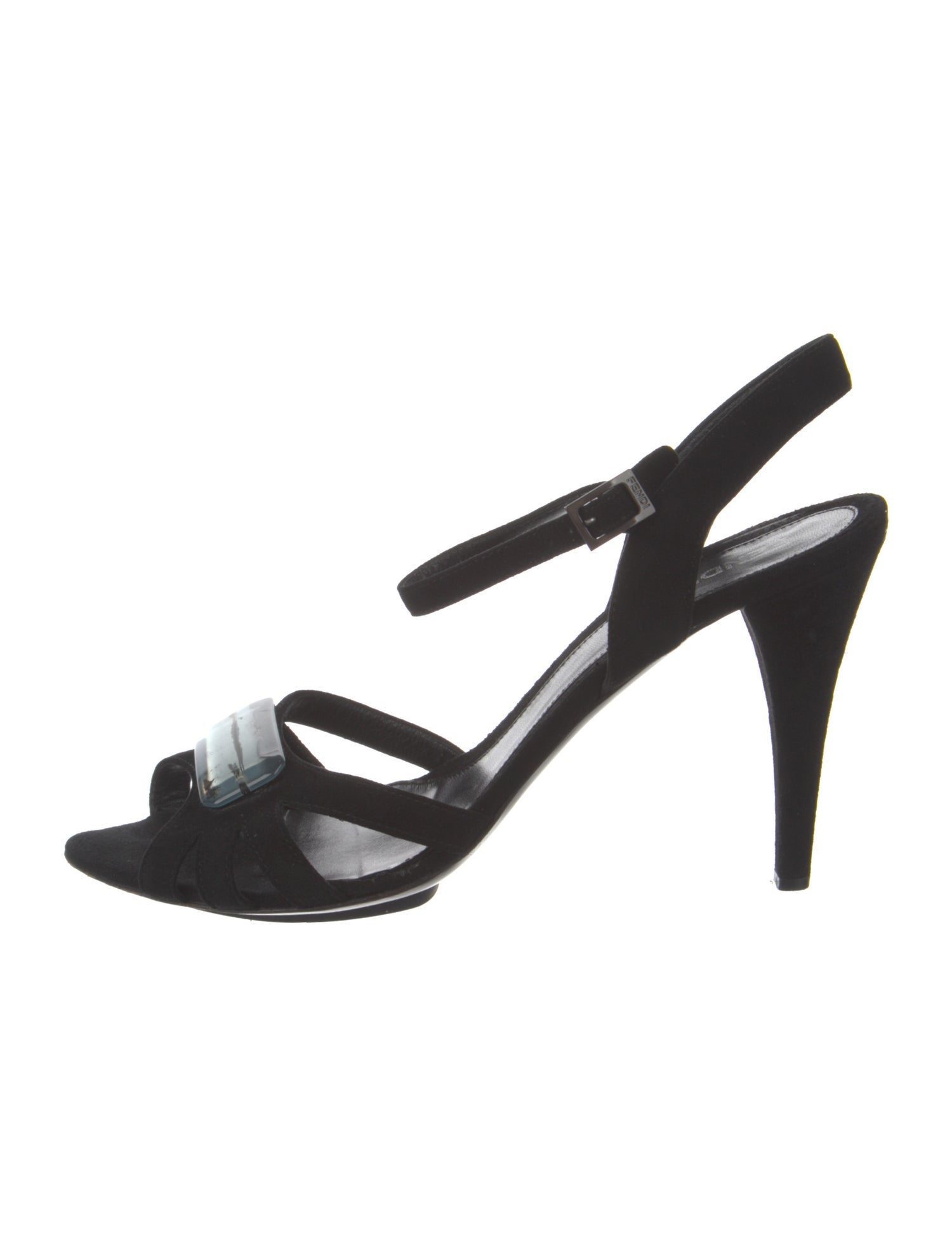 Fendi Suede Slingback Pumps