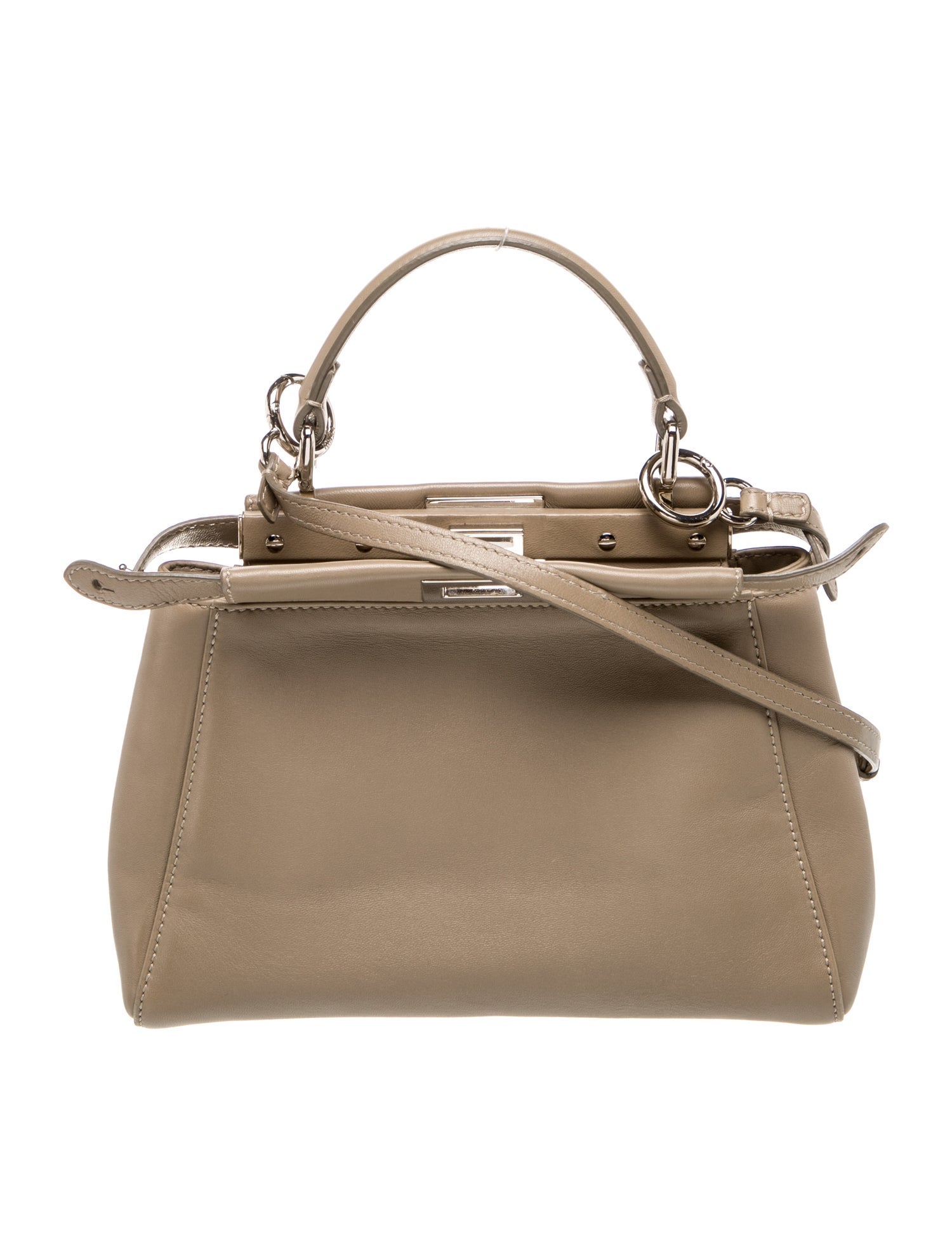 Fendi Leather Peekaboo Mini
