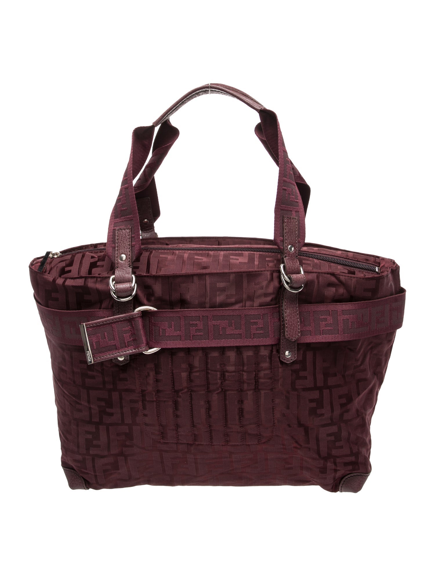 Fendi Zucca FF Zip Code Vintage