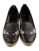 Fendi Monsters Motif Leather Espadrilles