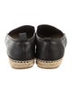 Fendi Monsters Motif Leather Espadrilles