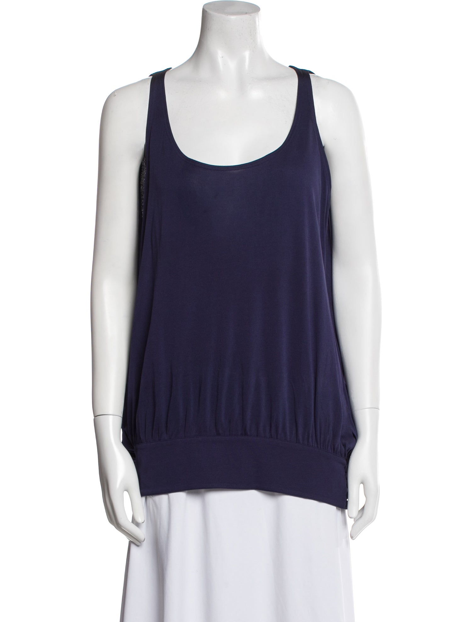 Fendi Scoop Neck Sleeveless Top