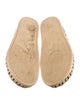 Fendi Zucca FF Logo Straw Espadrilles