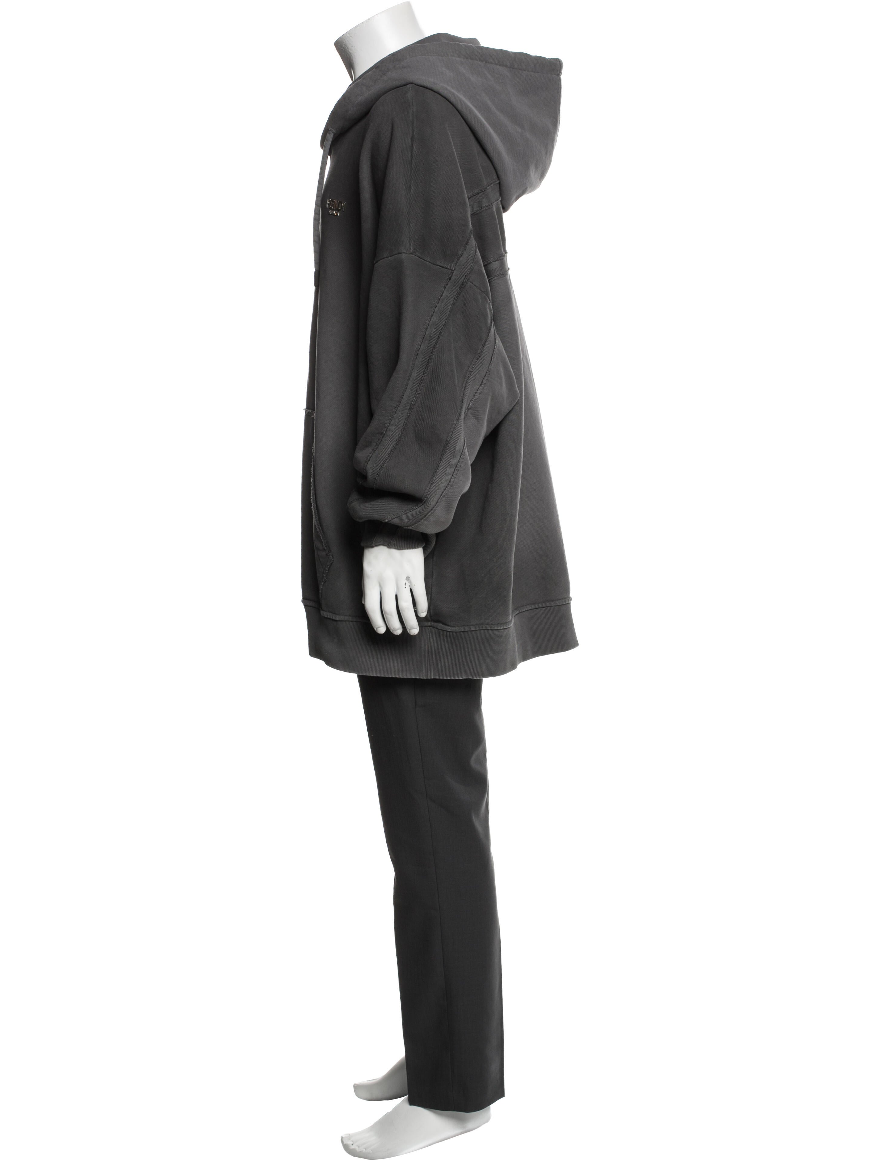 Fendi Crew Neck Long Sleeve Hoodie