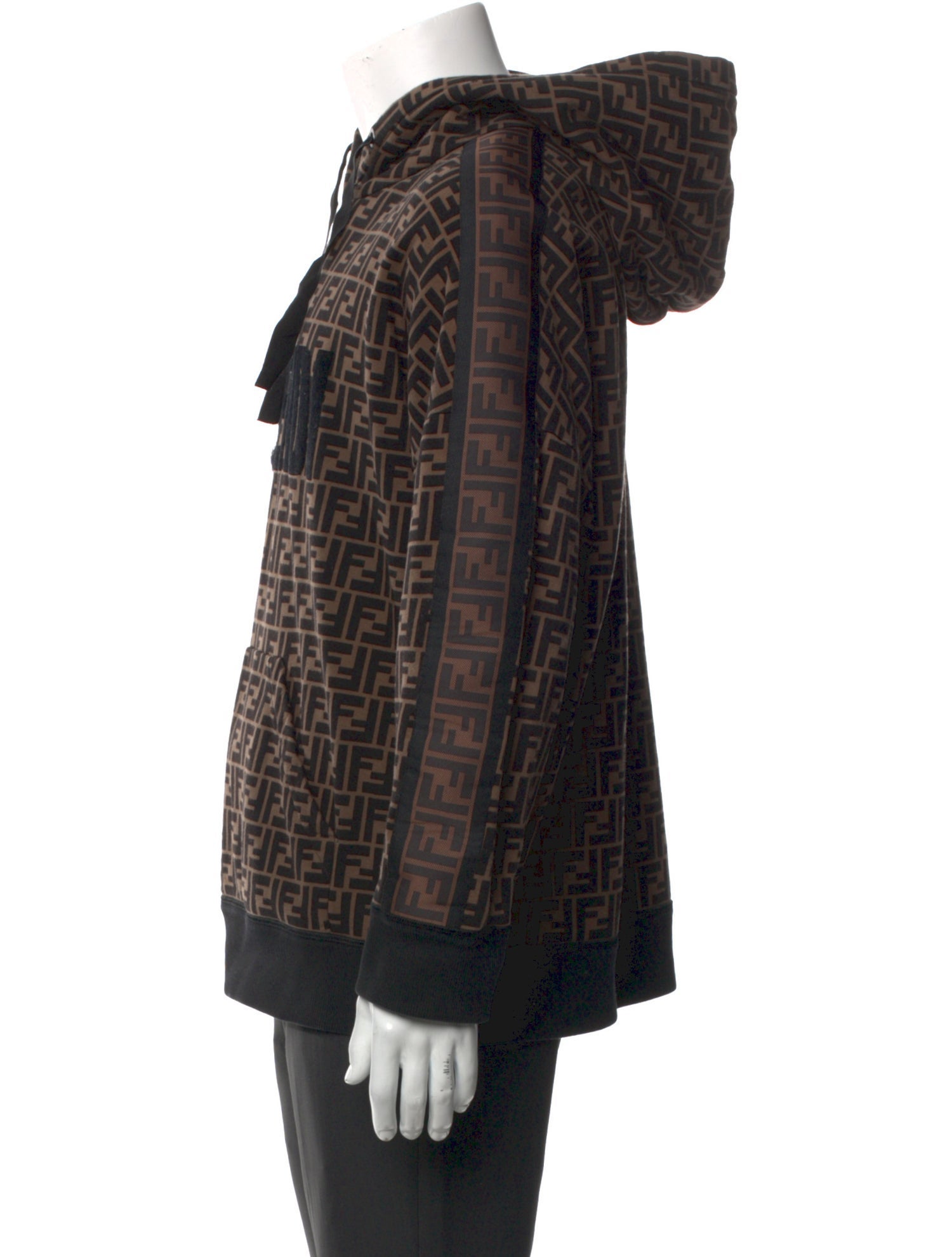 Fendi Zucca FF Logo Printed Hoodie