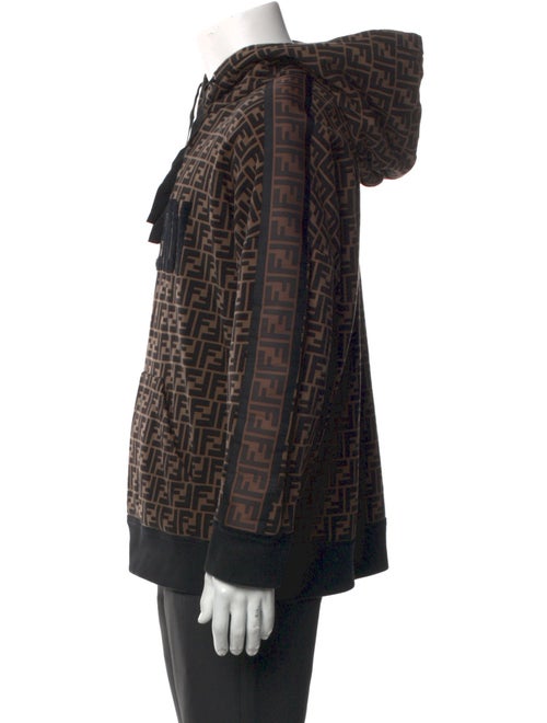 Fendi Zucca FF Logo Printed Hoodie