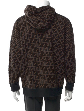 Fendi Zucca FF Logo Printed Hoodie