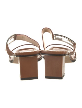 Fendi Leather Slides