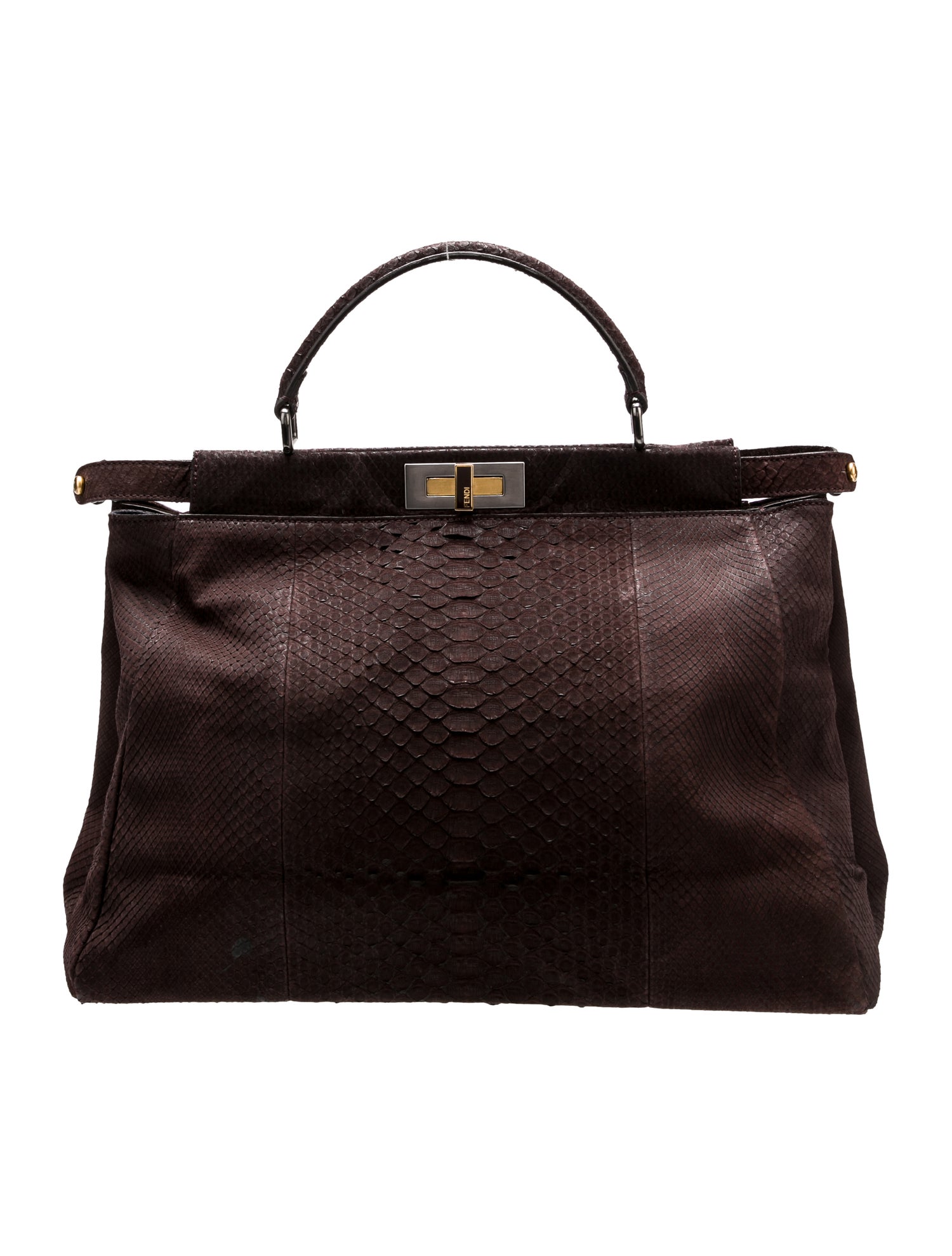 Fendi Python Peekaboo Large