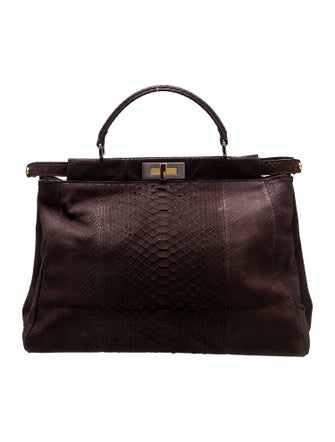 Fendi Python Peekaboo Large