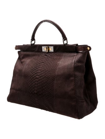 Fendi Python Peekaboo Large