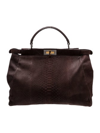Fendi Python Peekaboo Large
