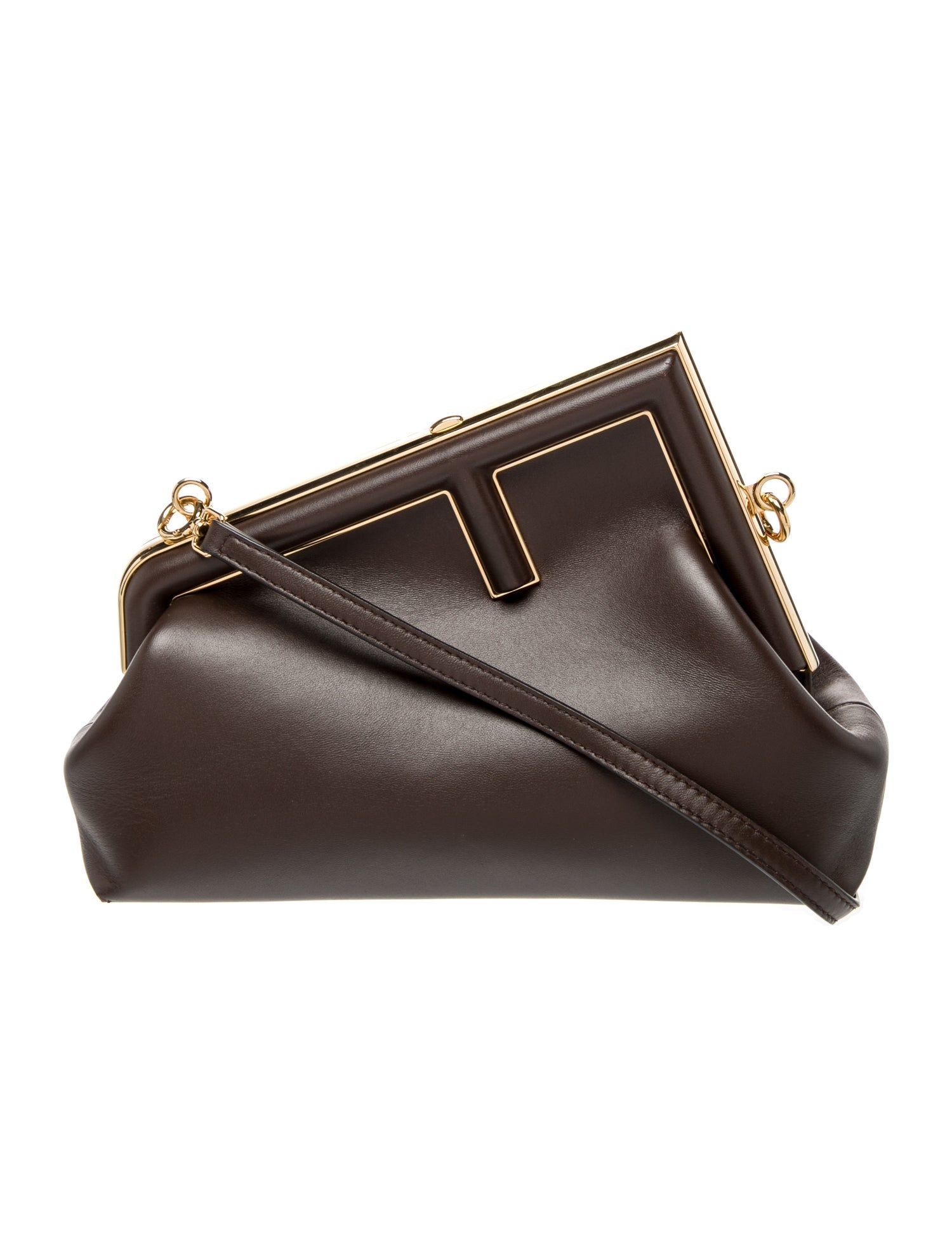 Fendi Leather First Small Clutch