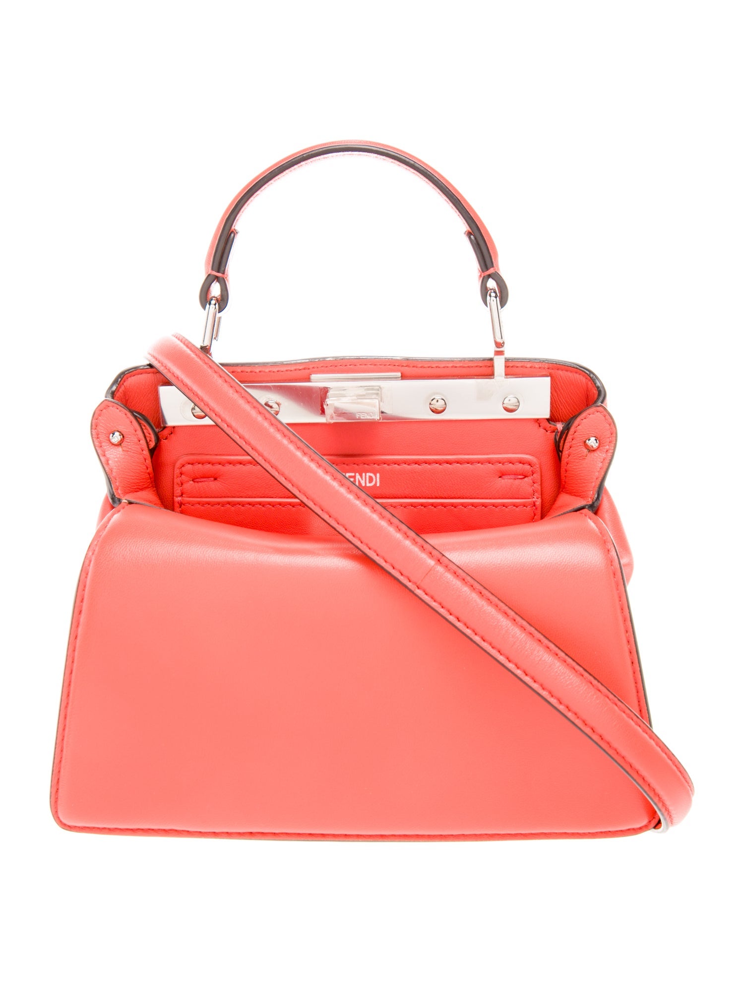 Fendi Leather Peekaboo Petite 2022
