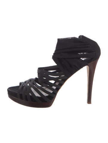 Fendi Sandals Mesh Accents IT 39 | 9