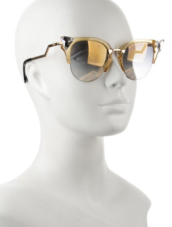 Fendi Cat-Eye Gradient Sunglasses