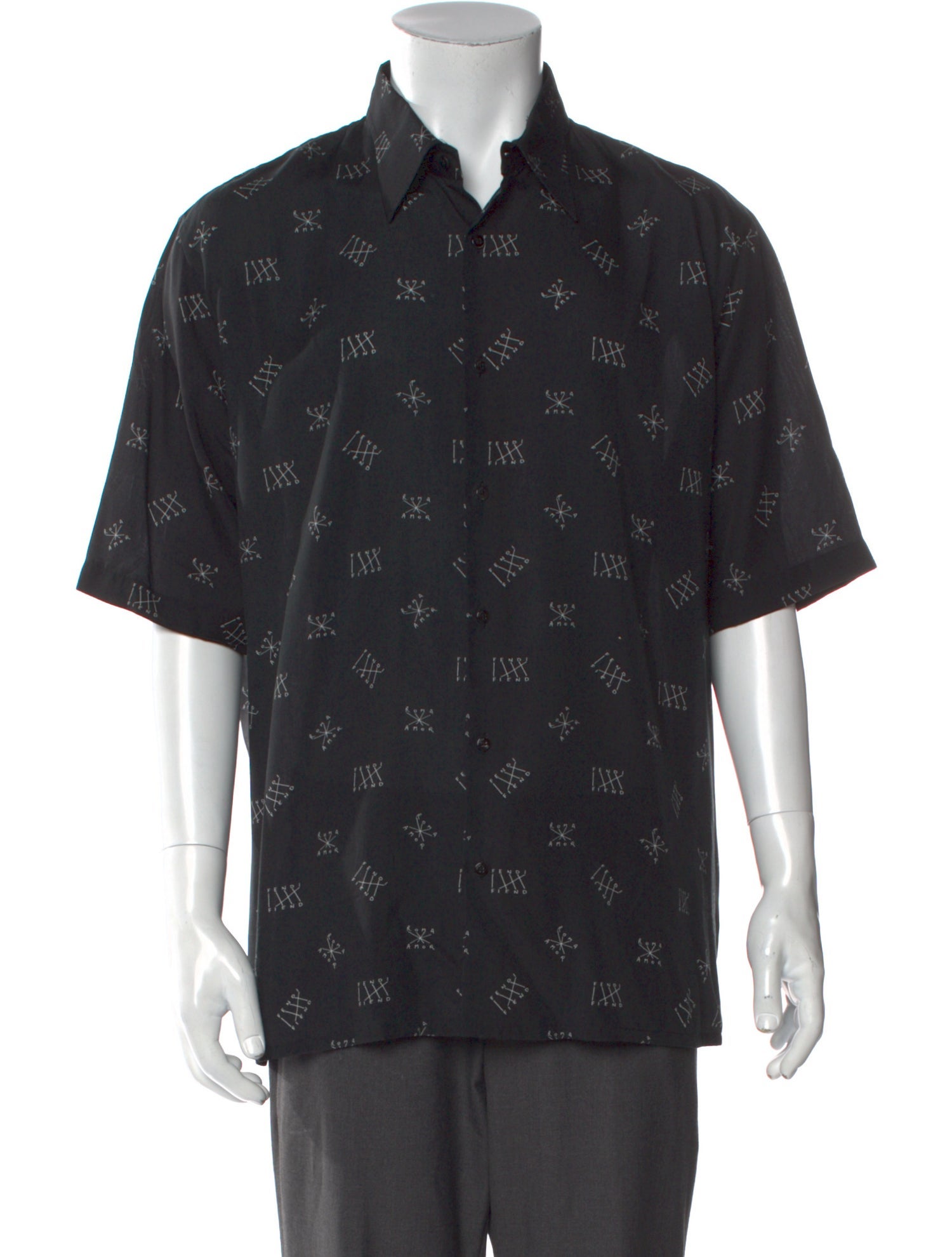Fendi Printed Short Sleeve Shirt