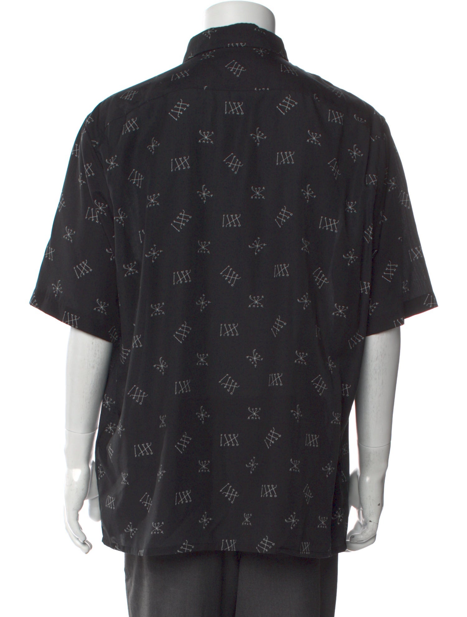Fendi Printed Short Sleeve Shirt