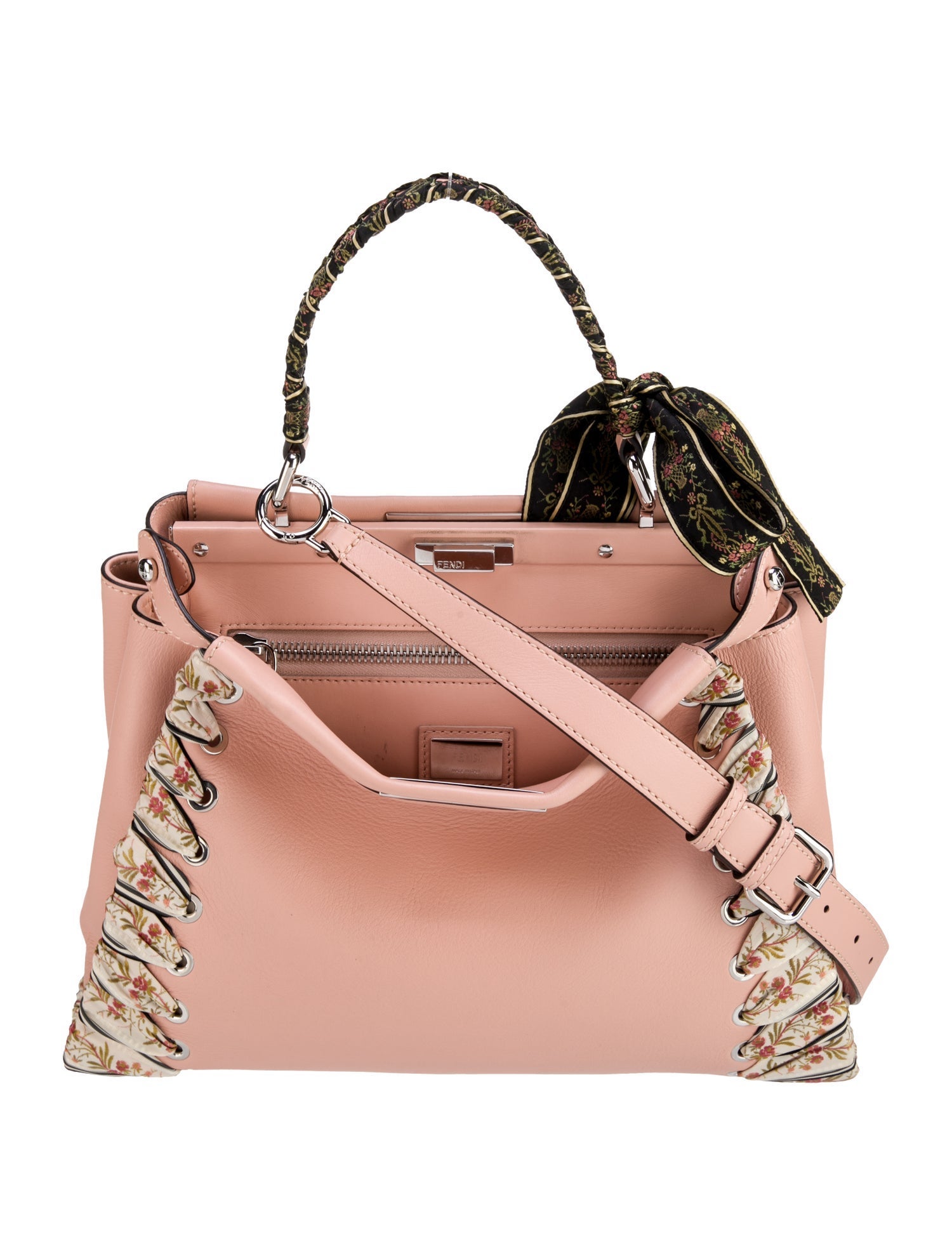 Fendi Leather Peekaboo Medium