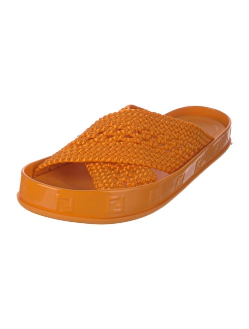 Fendi Zucchino FF Logo Slides