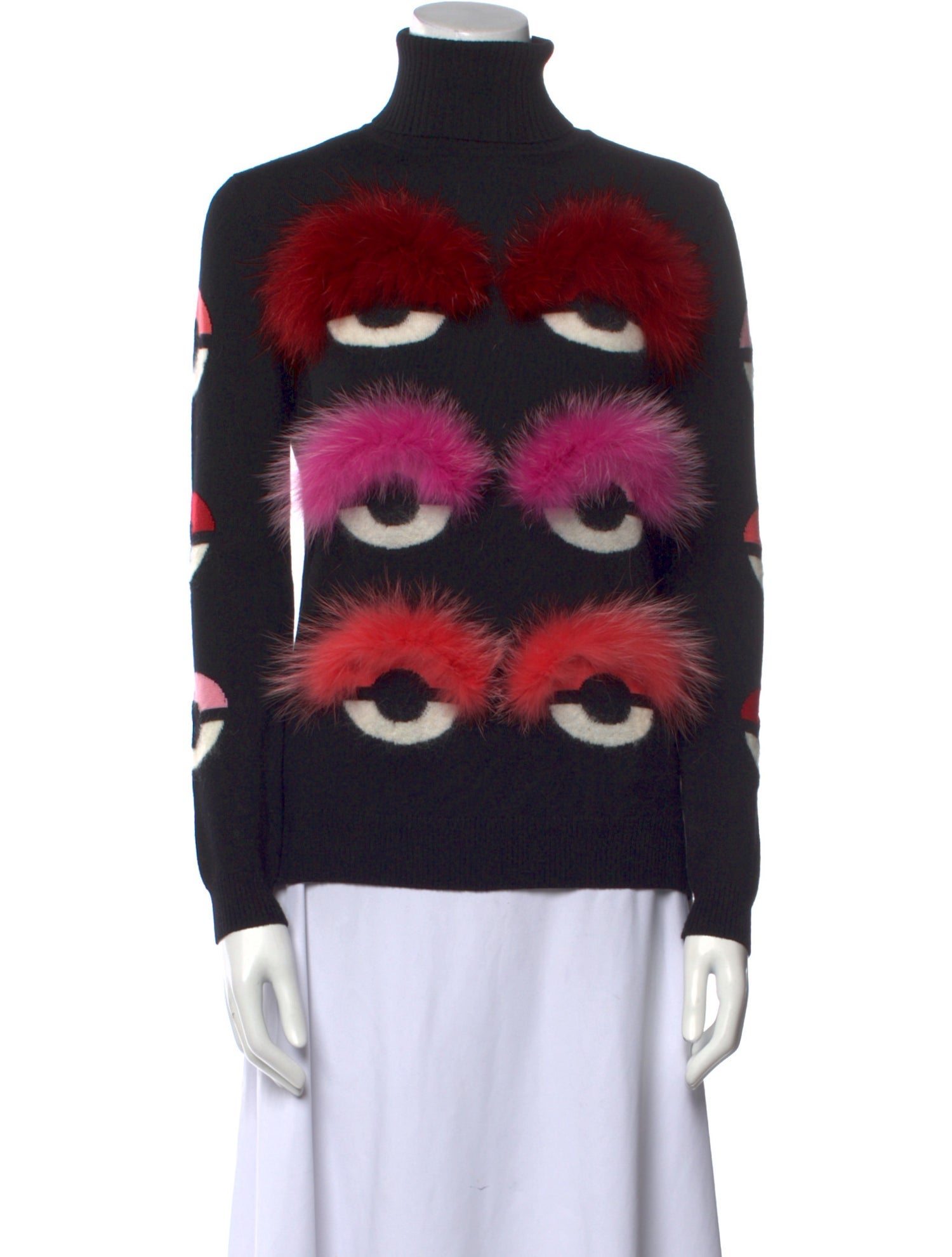 Fendi Wool Printed Sweater