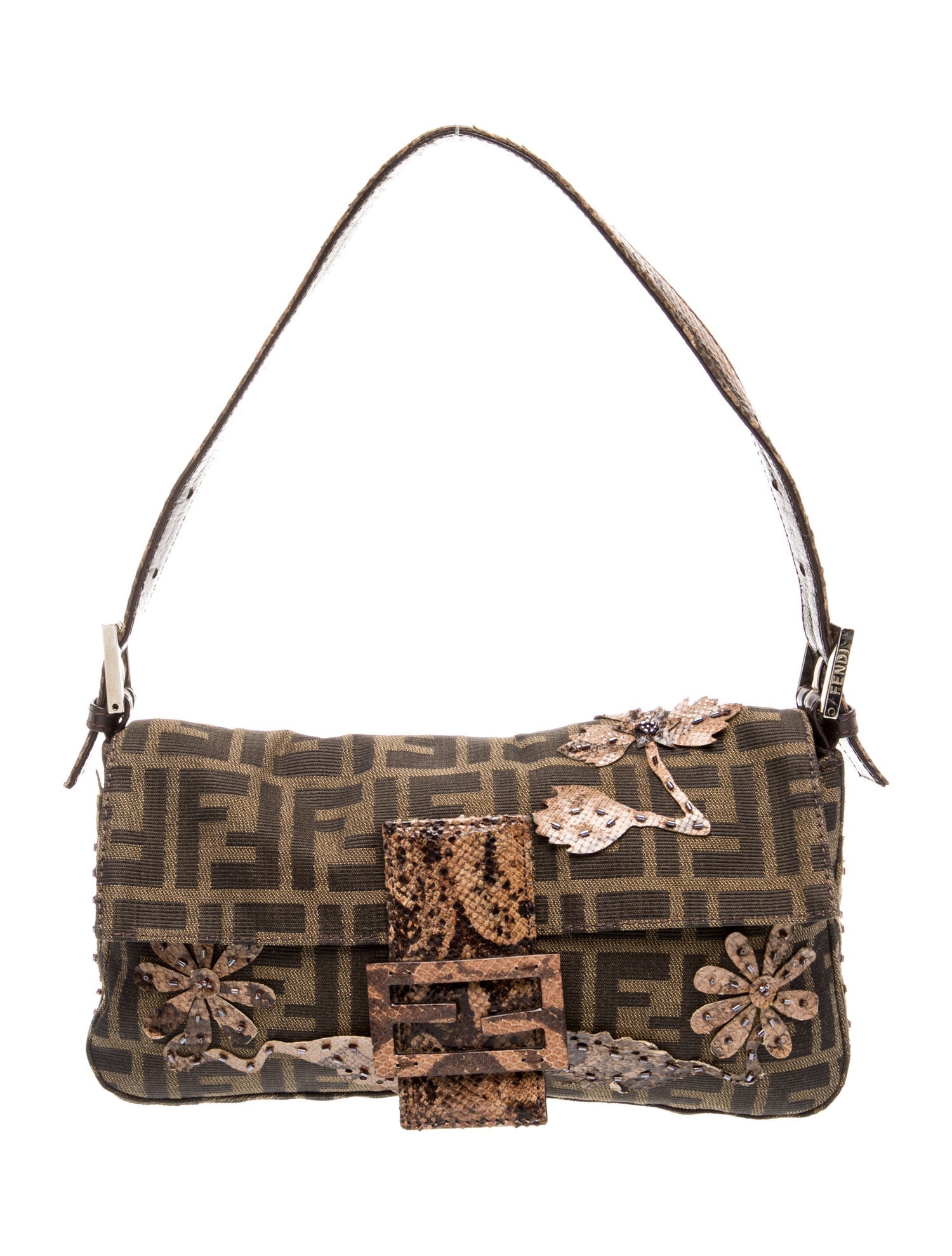 Fendi Zucca FF Baguette Vintage